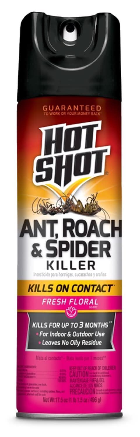 Hot Shot Ant And Roach Killer Aerosol 17.5 Oz
