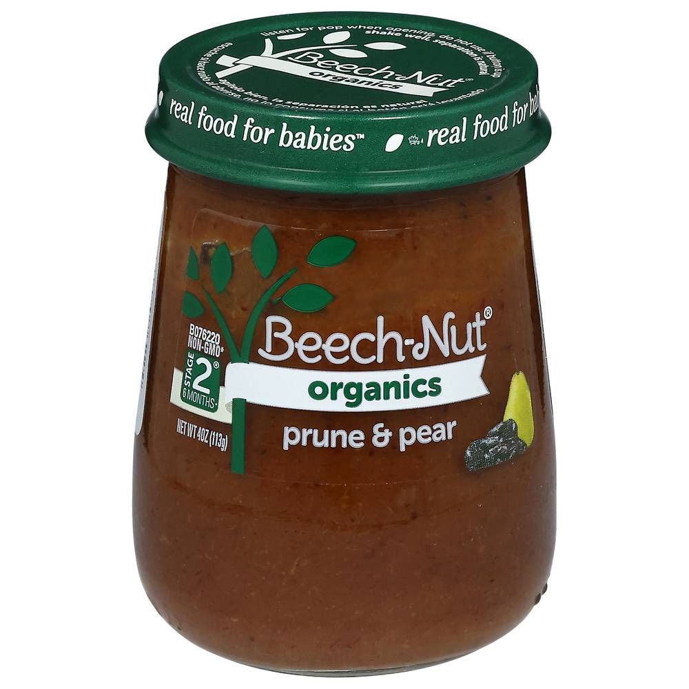 Beech-Nut Organics Stage 2 Baby Food 6 Months (prune & pear)