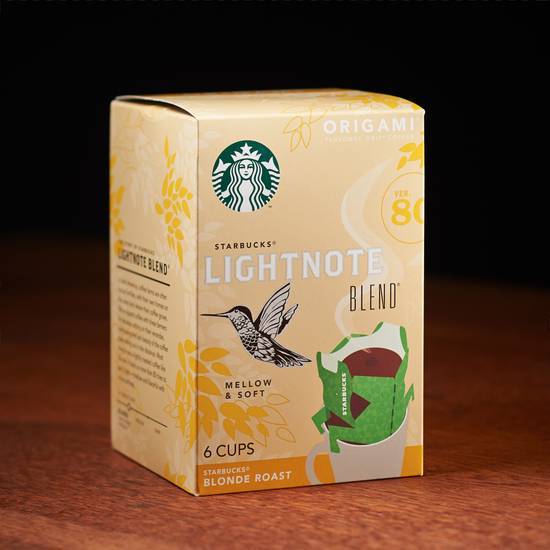 スターバックス オリガミ® パーソナルドリップ® コーヒー スターバックス ライトノート ブレンド® Starbucks LightNote Blend®
