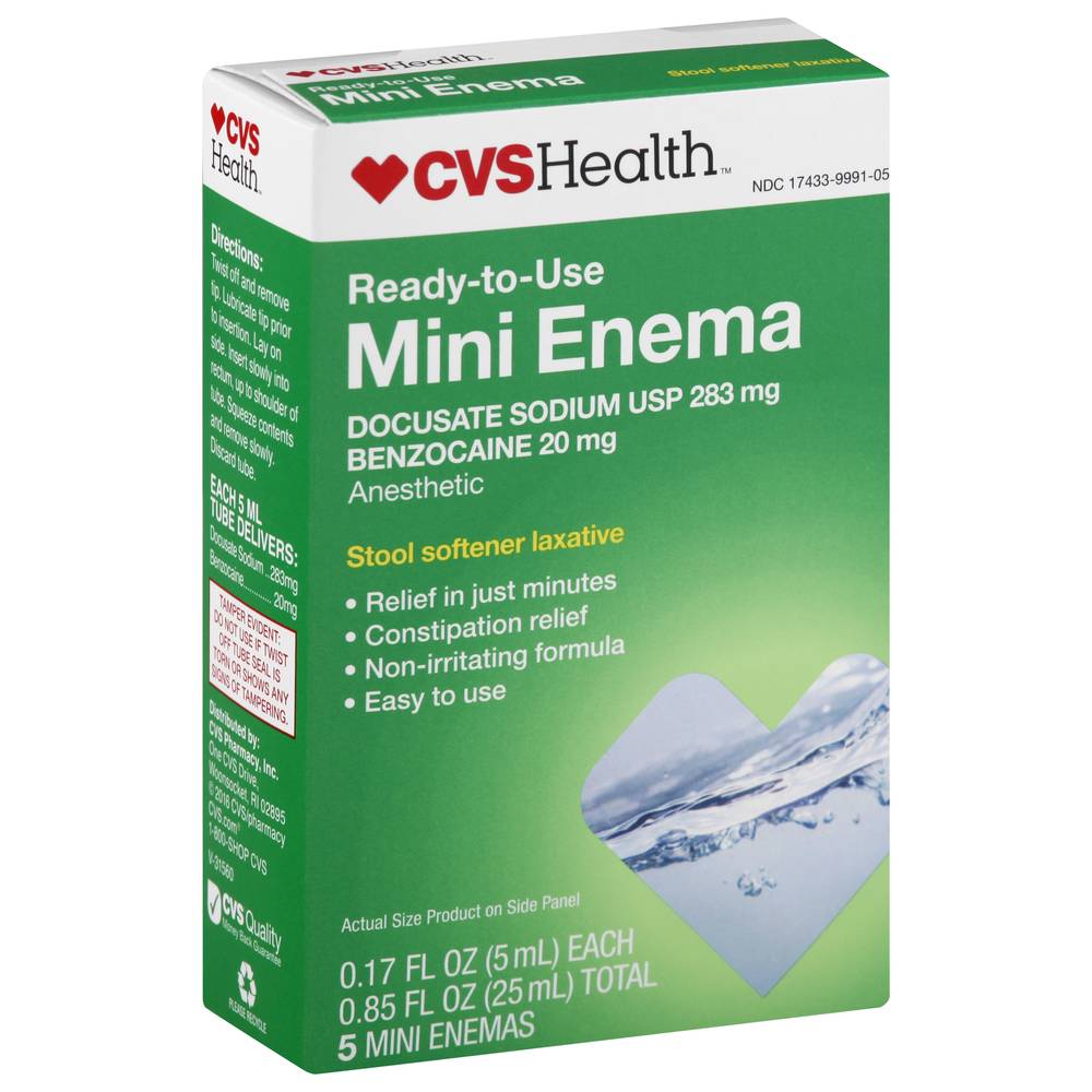 CVS Health Mini Enema (0.85 fl oz, 5 ct)