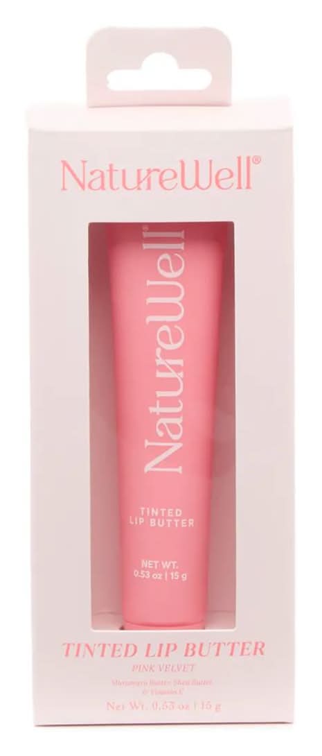 Naturewell Velvet Pink Tinted Lip Butter (Light Pink One Size)