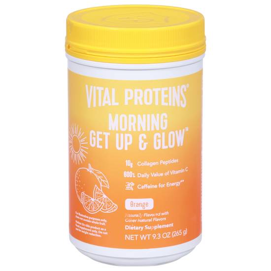 Vital Proteins Morning Get Up & Glow Orange Supplement