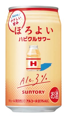 339552：サントリーチューハイ ほろよい ハピクルサワー 350ML缶 / Suntory Horoyoi Hapikle Sour 350ml Can