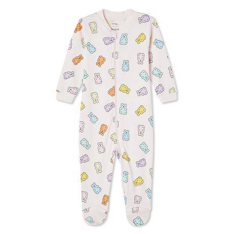 George Baby Girls'' Printed Sleeper (Color: Pink, Size: 12-18 Months)