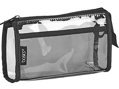 Allegro Basics PVC Clutch, Clear/Black (A004302HA)