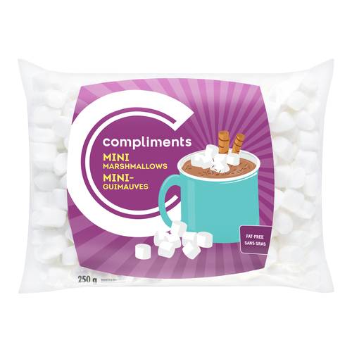 Compliments Mini White Marshmallows 250 g