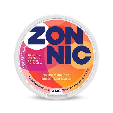 Zonnic Mini Tropic Breeze 4mg - 10 Nicotine Pouches