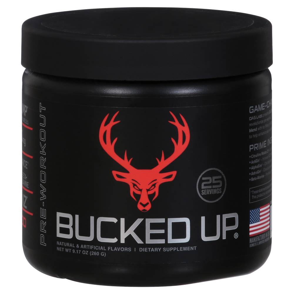 Bucked Up Red Raspberry Pre-Workout Dietary Supplement