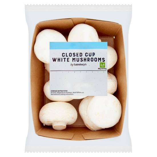 Sainsbury's Closed Cup White Mushrooms 300g