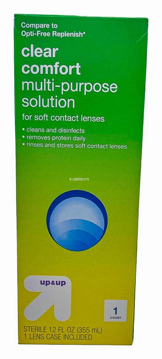 up&up Clear Comfort Multipurpose Contact Lenses Solution (12 fl oz)
