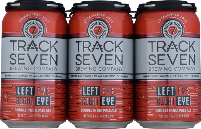 Track Seven Brewing Company Left Eye Right Eye Double India Pale Ale Beer (6 ct, 12 fl oz)