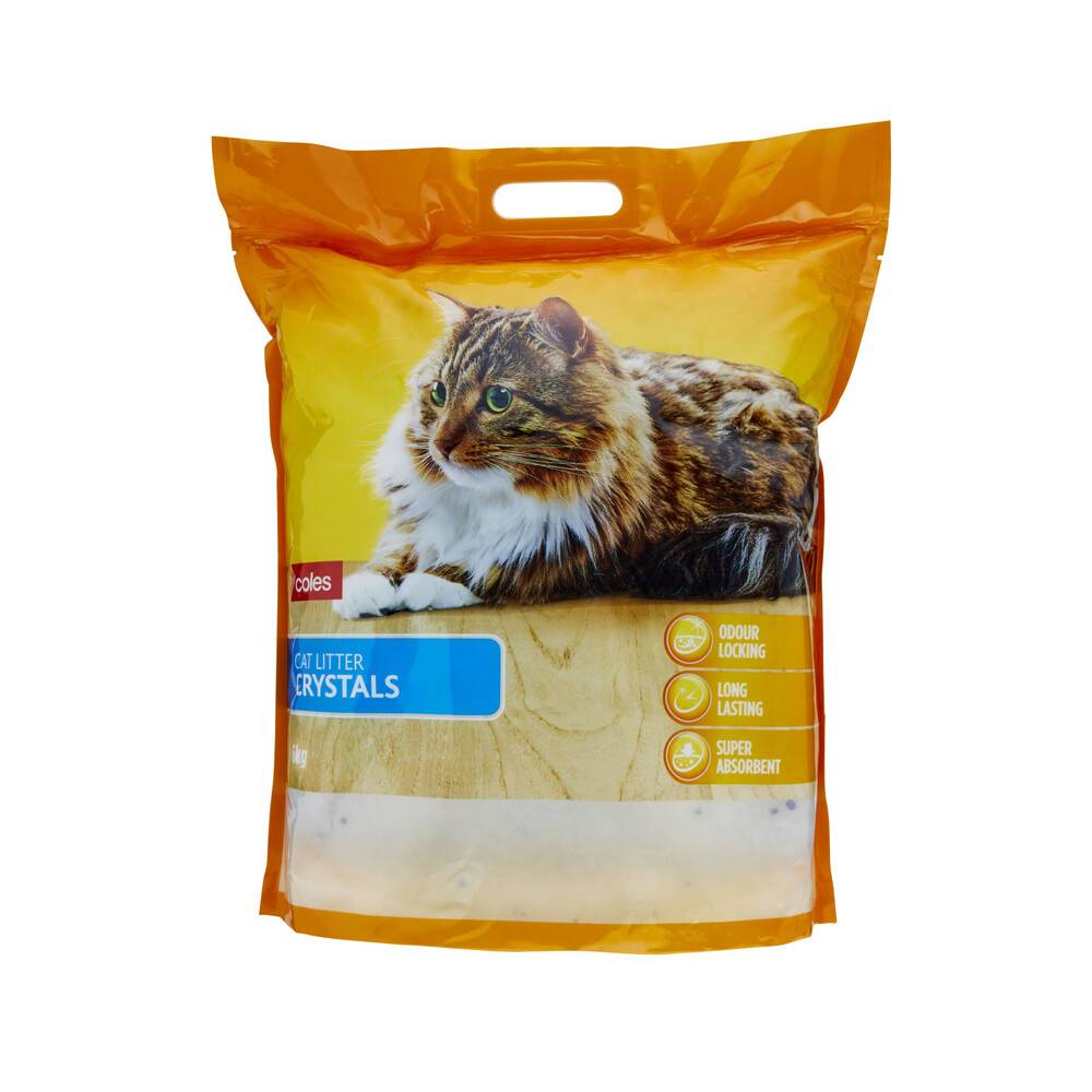 Coles Cat Litter Crystal 6kg