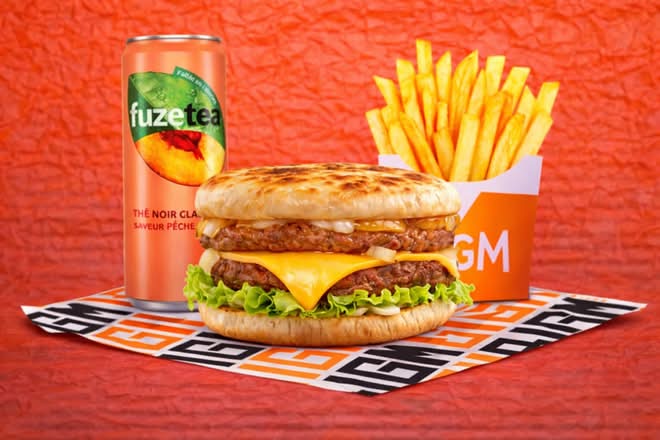 ✌🏾Menu Naan Burger Géant