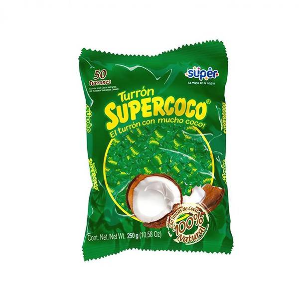 Supercoco Coconut Turron Candy (10.58 oz)