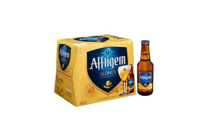 Affligem Blonde bière Belge d'abbaye 6x25cl 6.7°