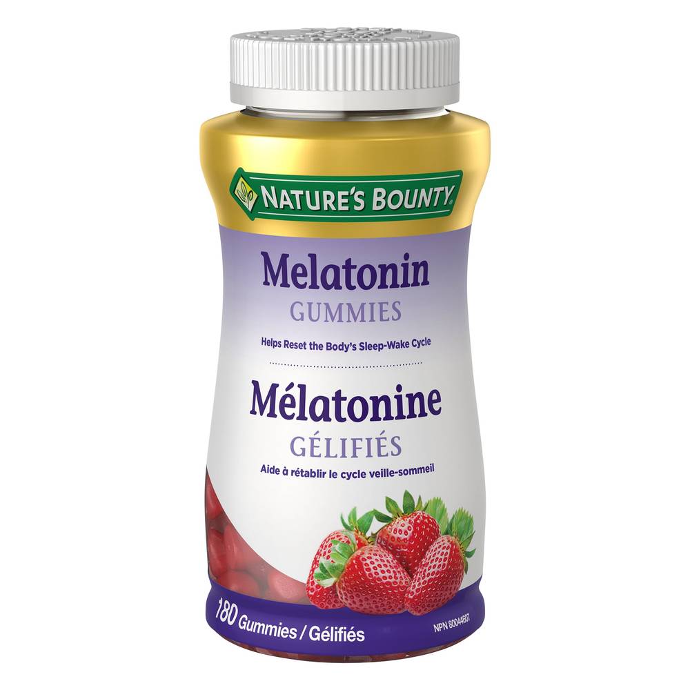 Nature'S Bounty Melatonin Gummies, 180 Gummies