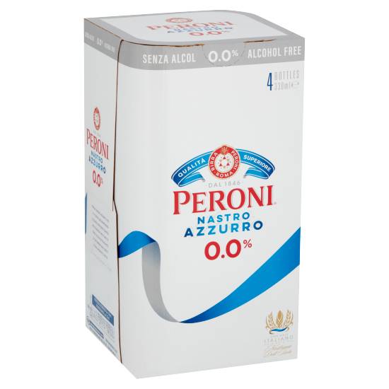 Peroni Nastro Azzurro Beer (4 pack, 330 ml)