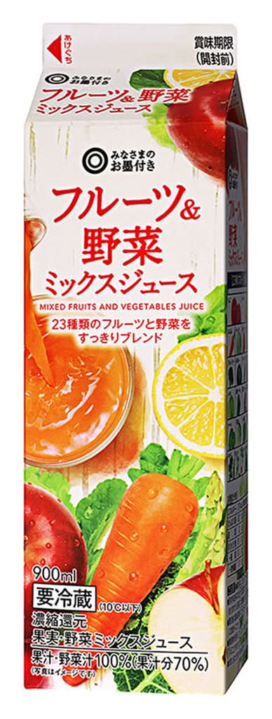 ミックスジュース みなさまのお墨付き フルーツ＆野菜ミックスジュース Delivery Near Me