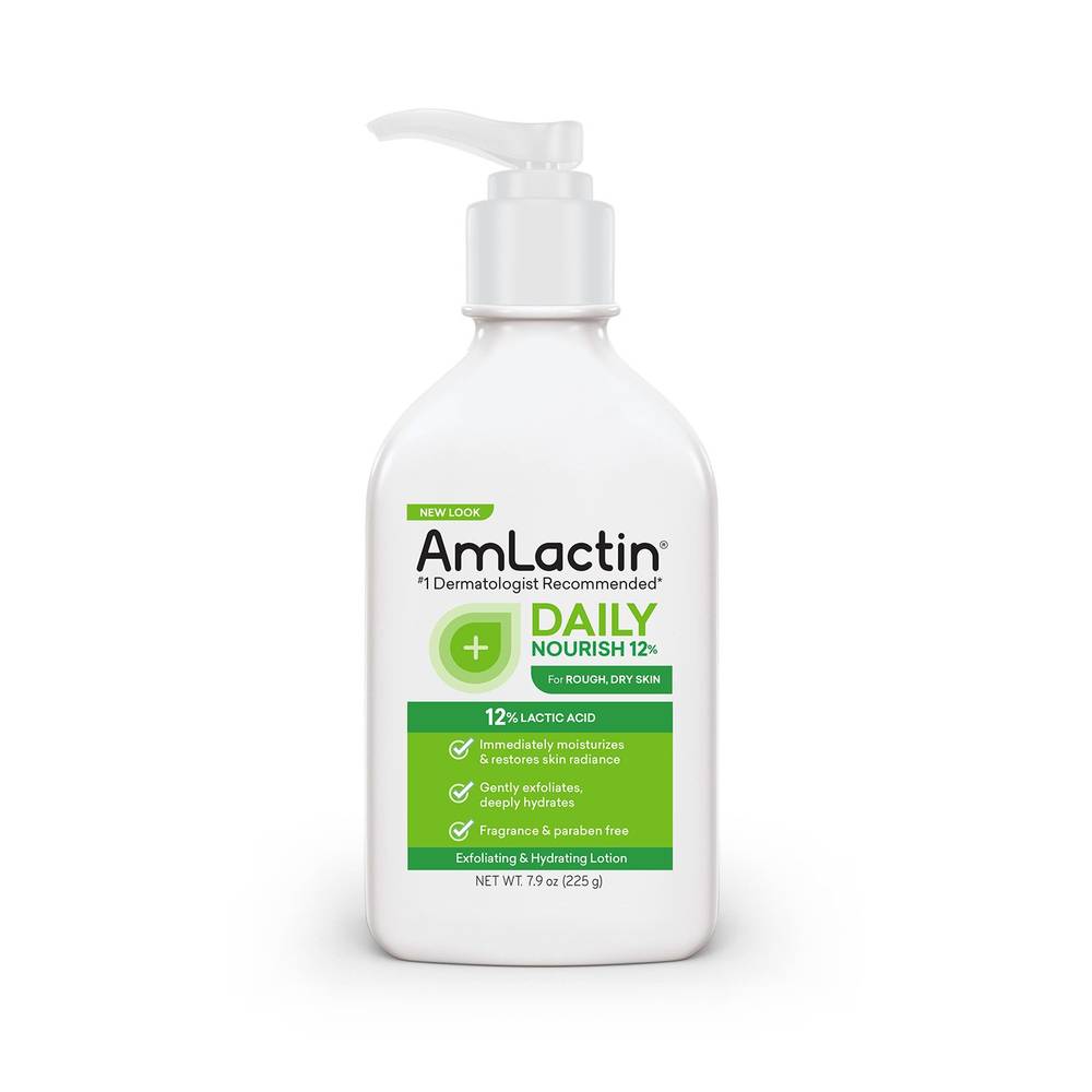 AmLactin Daily Moisturizing Body Lotion, Paraben-Free, 7.9 OZ