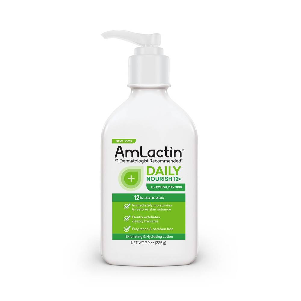 Amlactin Daily Moisturizing Body Lotion, Paraben-Free, 7.9 Oz