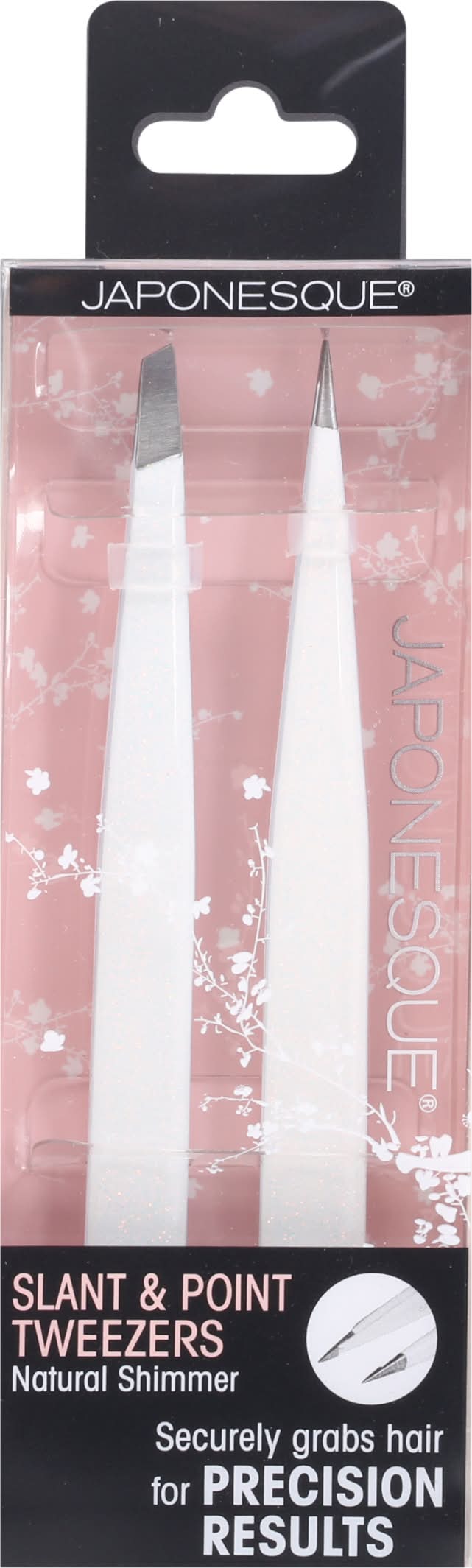 Japonesque Brow Perfecting Slant & Point Tweezers (2 ct)