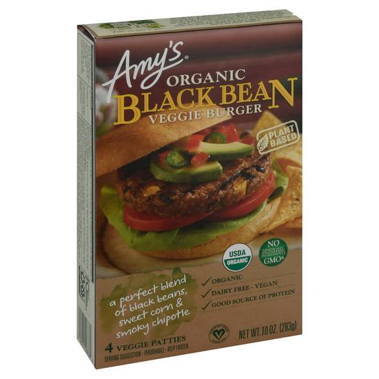 Amy's Organic Black Bean Veggie Burger