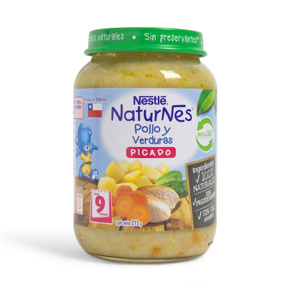 Nestlé · Picado naturnes pollo con verduras (215 g)