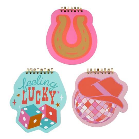 Assorted Vegas Cowgirl Shaped Spiral Notepad, 1Pc. By Fab Finds