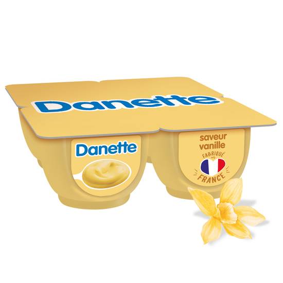 Crème dessert chocolat noisette, Danette (4 x 100 g)  La Belle Vie :  Courses en Ligne - Livraison à Domicile