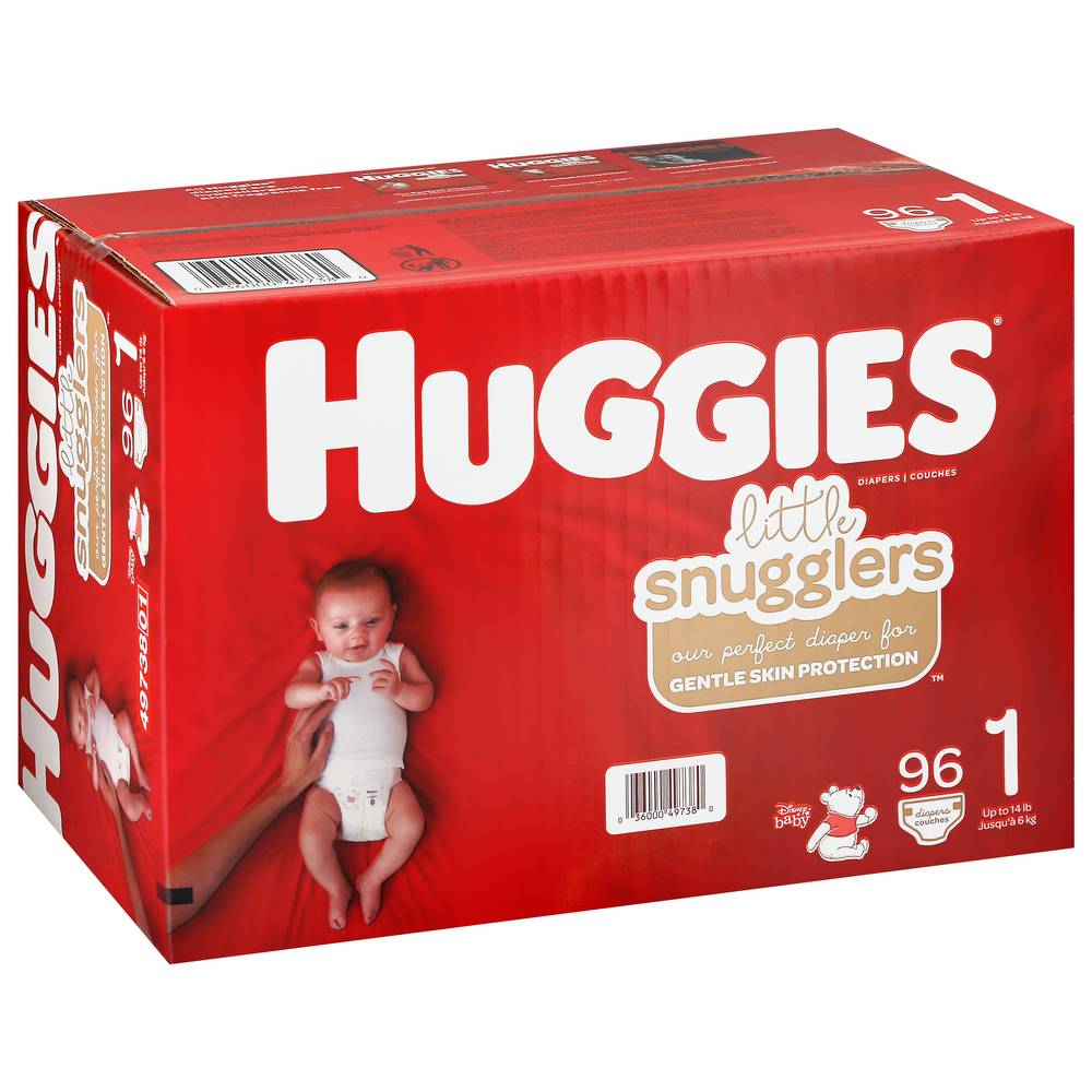 Huggies Little Snugglers Disney Baby Diapers #1 (96 ct)