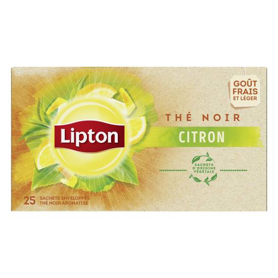 Lipton - Thé noir (40 g) (citron)