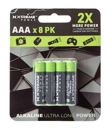 Xtreme Power™ AAA Batteries 8-Pack