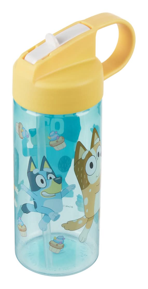 Christmas Water Bottle With Straw For Kids Assorted