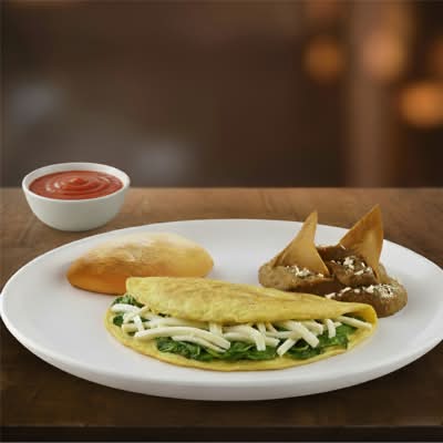 Omelette de Espinacas y Panela