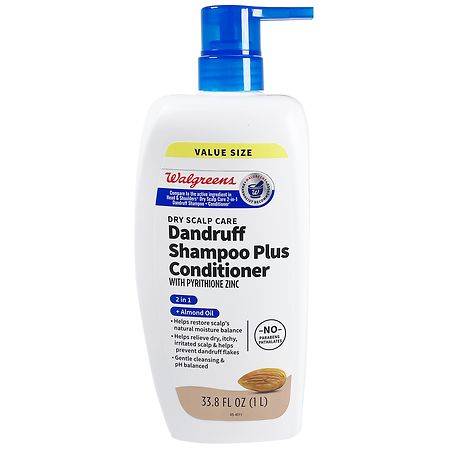 Walgreens Dry Scalp Care 2 in 1 Dandruff Shampoo Plus Conditioner - 33.8 fl oz