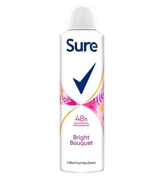 Sure Anti-Perspirant Aerosol Bright Bouquet