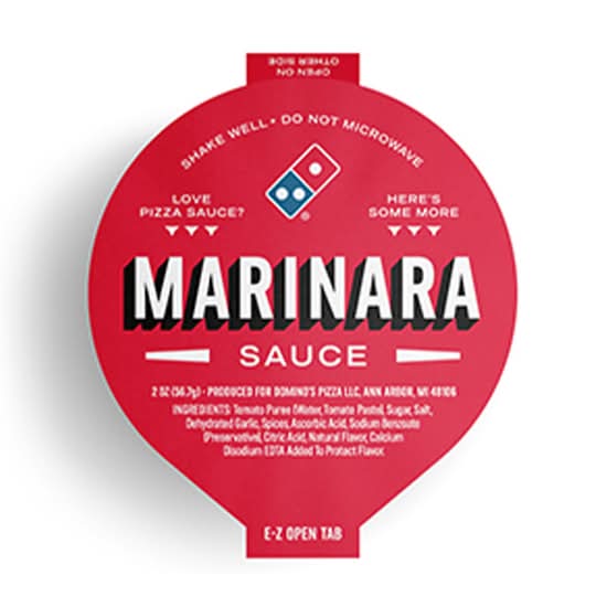 Trempette marinara / Marinara Sauce Cup