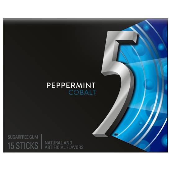 5 Sugarfree Avengers Cobalt Gum (15 ct)(peppermint)