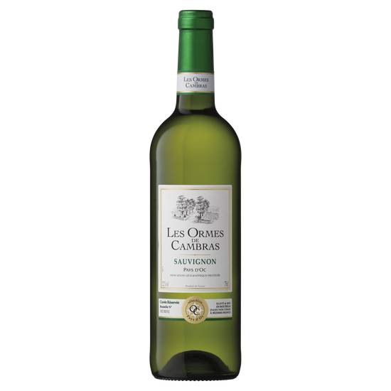 Les Ormes de Cambras - Vin blanc sauvignon pays d'oc (750 ml)