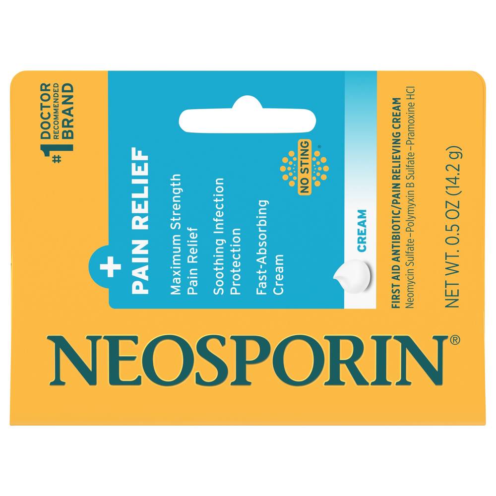 Neosporin Pain Relief Antibiotic Cream (0.5 oz)