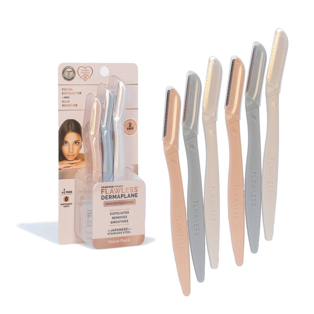 Flawless Japanese Stainless Steel Facial Exfoliator & Hair Remover