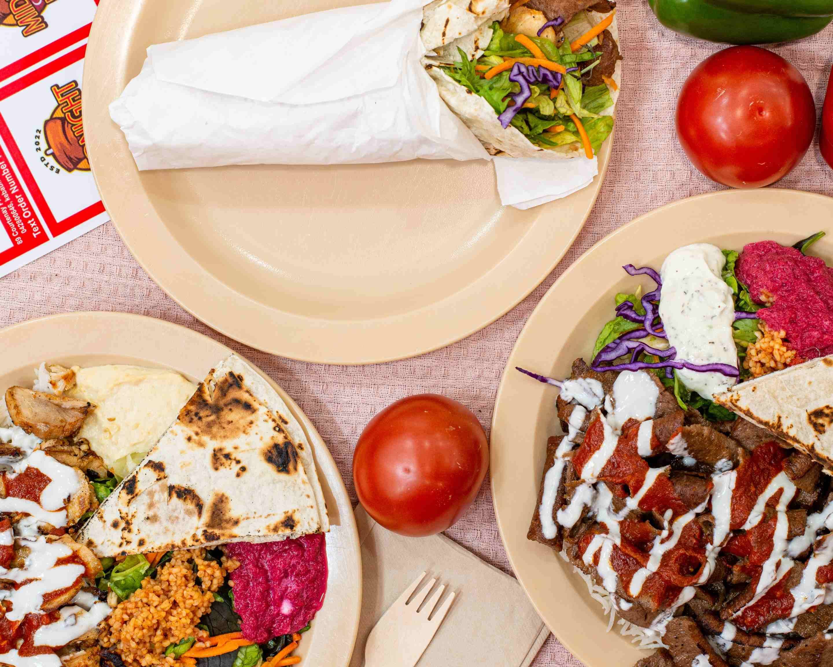 Order Midnight Kebab (Kebabs on Queen) delivery online Wellington