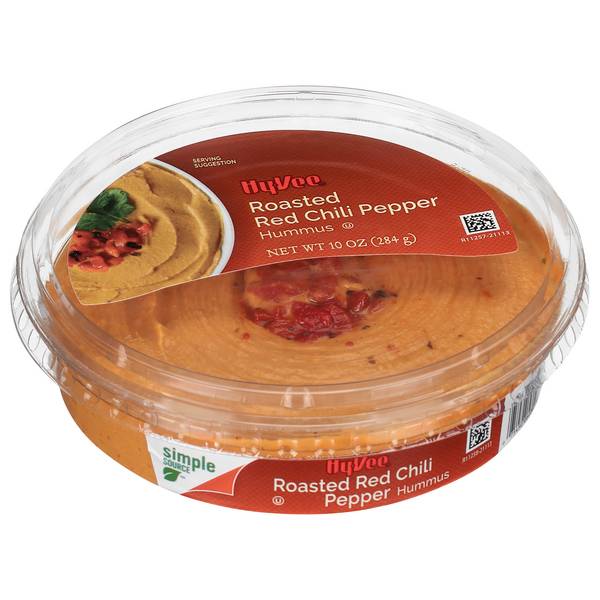 Hy-Vee Hummus (roasted red chilli pepper)