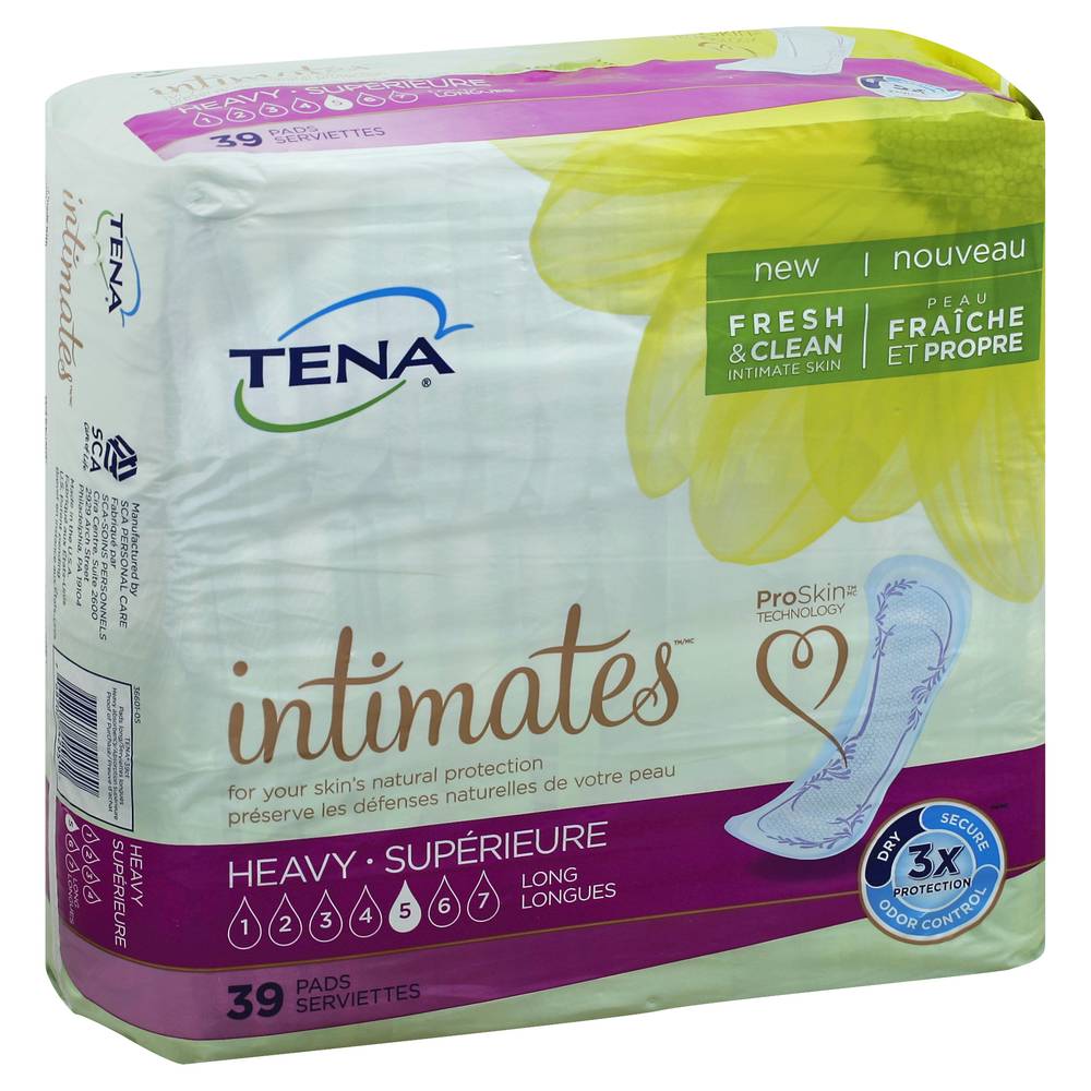 Tena Intimates Heavy Flow Long Pads (2.6 lbs)