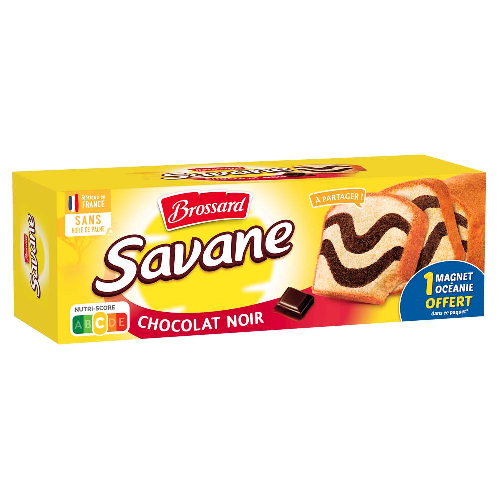Brossard - Savane gâteau marbré chocolat noir familial