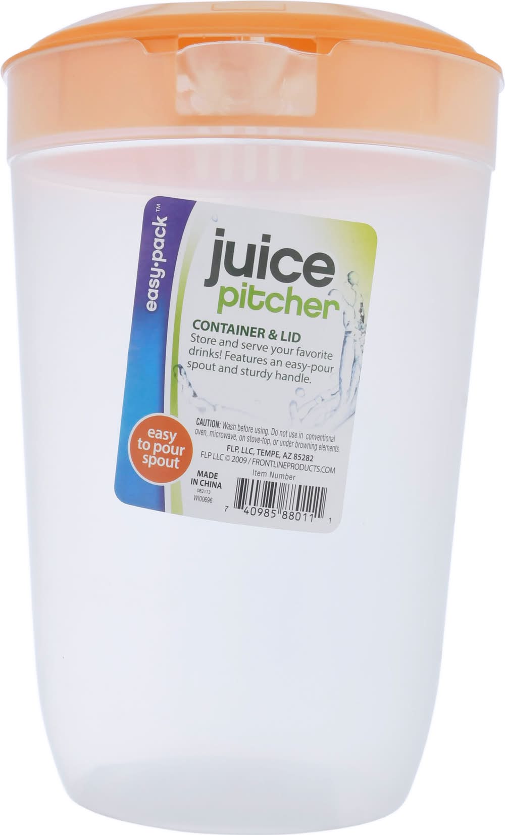 Easy Pack Container & Lid Juice Pitcher