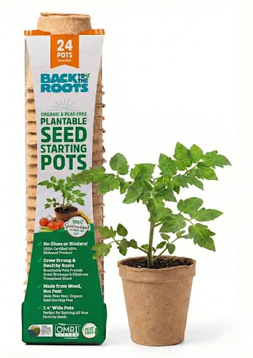 Back to the Roots Plantable Seed Starting Pots (24 ct)