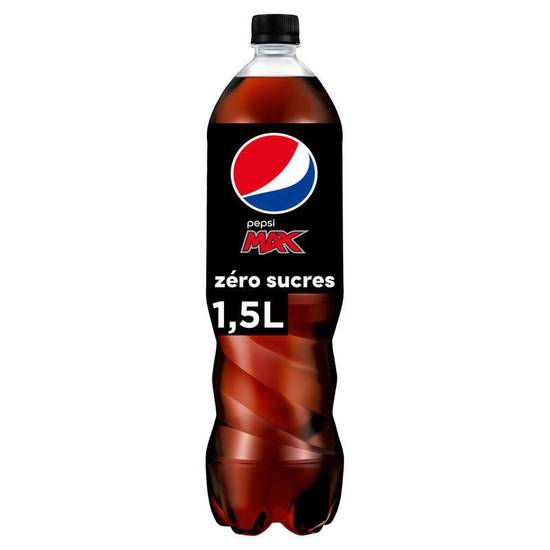 PepsiMax - Soda cola - Avec édulcorant 1,5l