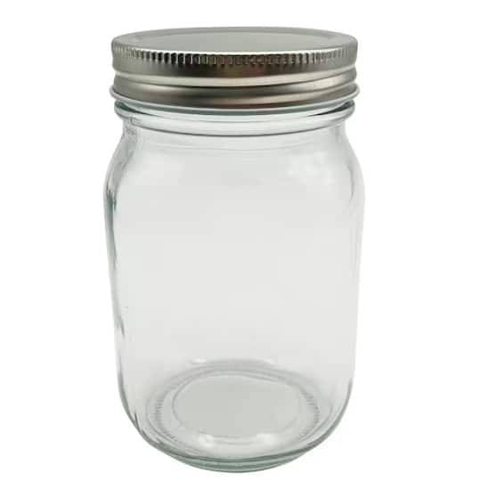 Ashland Clear Glass Jar 16 fl oz