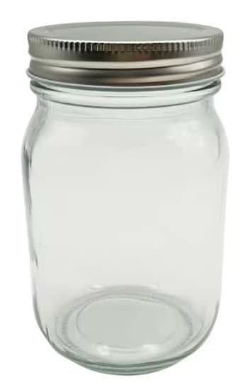 Ashland Clear Glass Jar 16 fl oz